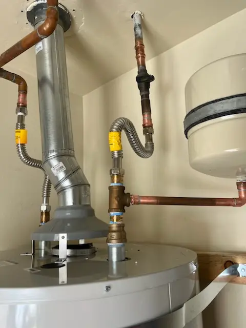Water heater installation and plumbing repair in Fiedler